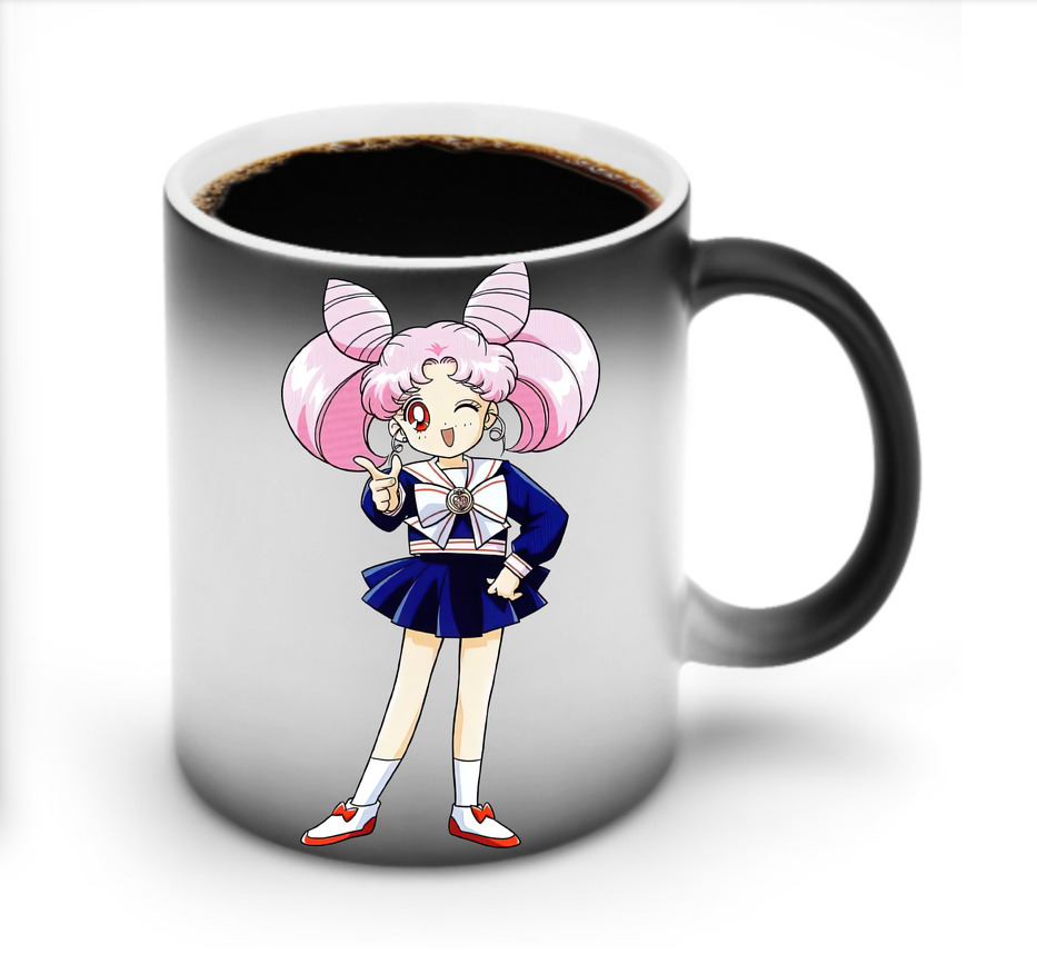 （画像用） 美少女戦士セーラームーン ちびうさ Sailor Moon Chibiusa Tsukino Usagi Small Lady Serenity 温度変色マグカップ