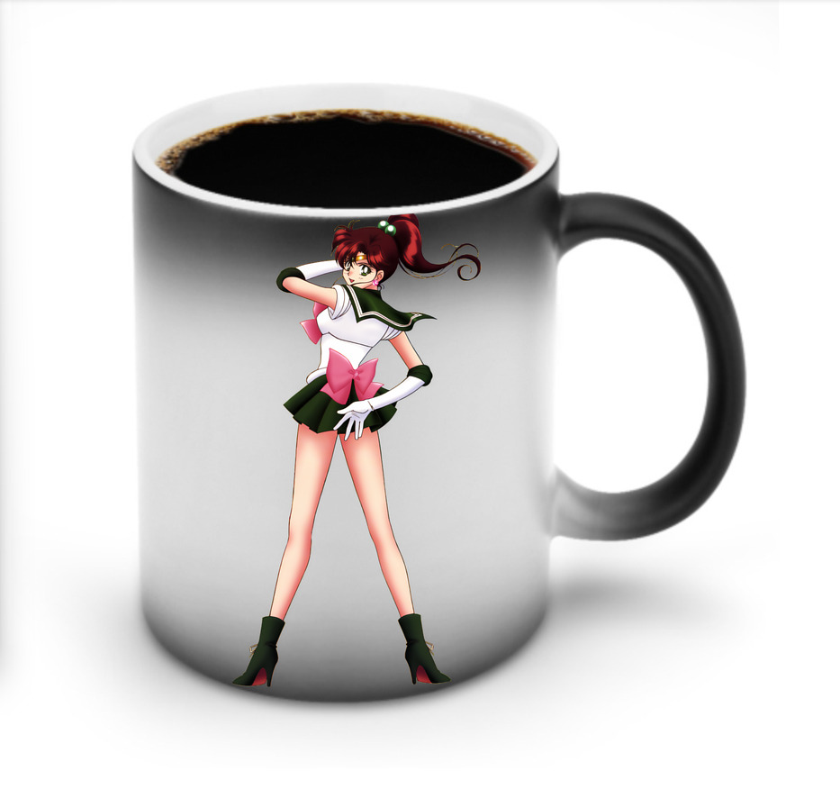 （画像用） 美少女戦士セーラームーン 木野 まこと きの まこと Sailor Moon Kino Makoto （セーラージュピター；Sailor Jupiter） 温度変色マグカップ