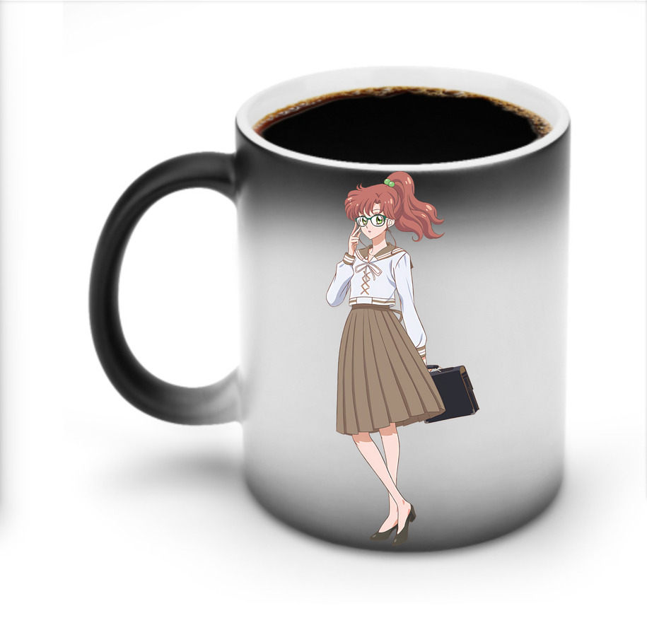 （画像用） 美少女戦士セーラームーン 木野 まこと きの まこと Sailor Moon Kino Makoto （セーラージュピター；Sailor Jupiter） 温度変色マグカップ