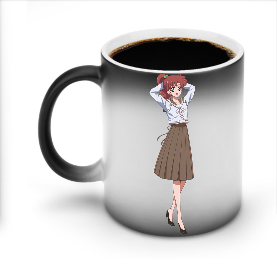 （画像用） 美少女戦士セーラームーン 木野 まこと きの まこと Sailor Moon Kino Makoto （セーラージュピター；Sailor Jupiter） 温度変色マグカップ