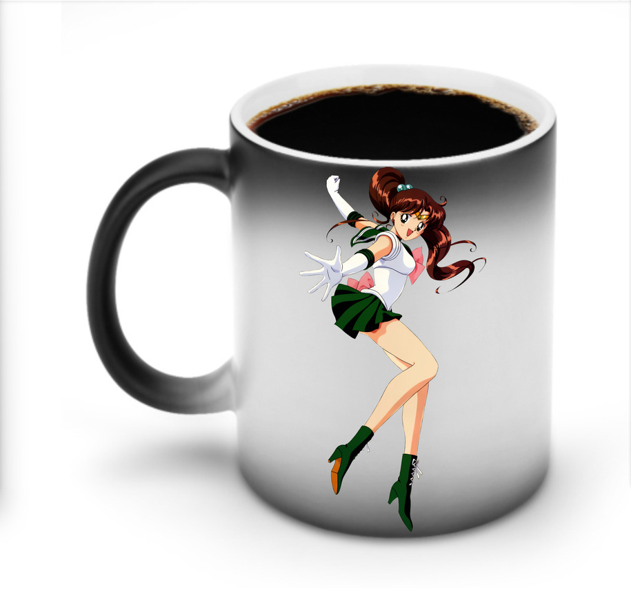 （画像用） 美少女戦士セーラームーン 木野 まこと きの まこと Sailor Moon Kino Makoto （セーラージュピター；Sailor Jupiter） 温度変色マグカップ