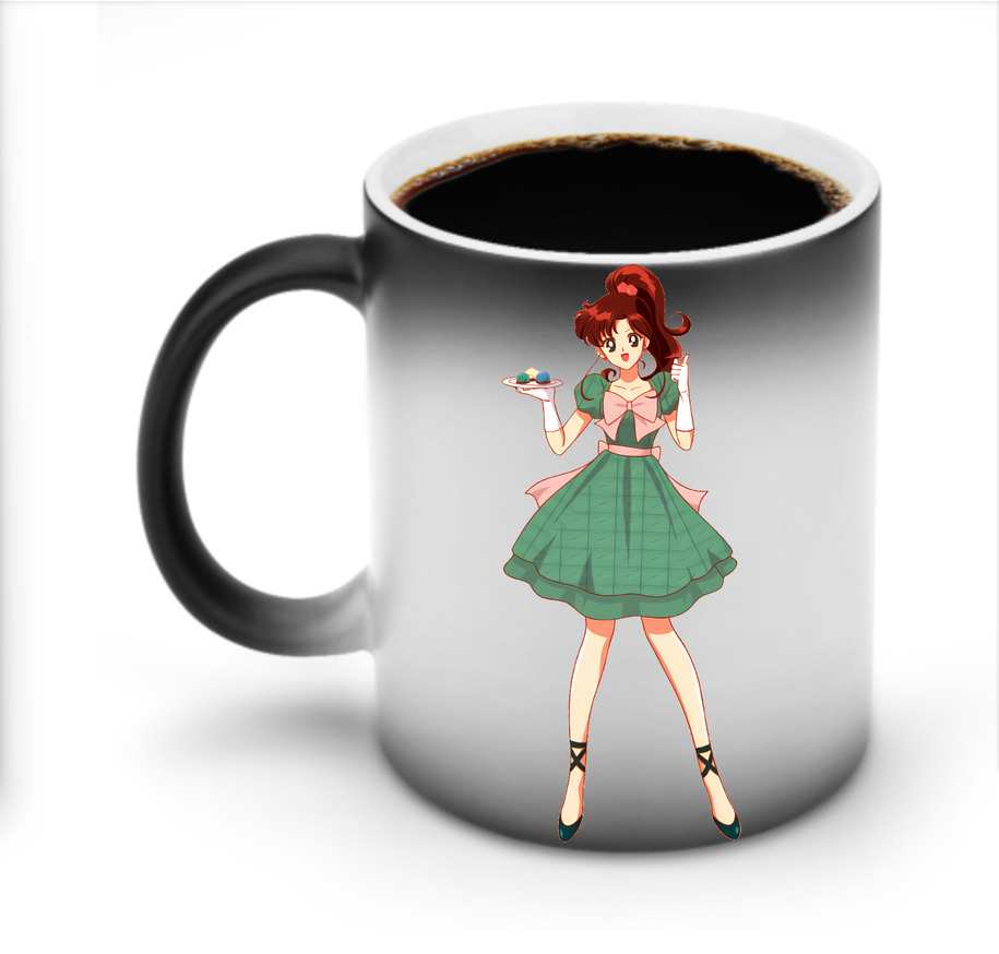 （画像用） 美少女戦士セーラームーン 木野 まこと きの まこと Sailor Moon Kino Makoto （セーラージュピター；Sailor Jupiter） 温度変色マグカップ