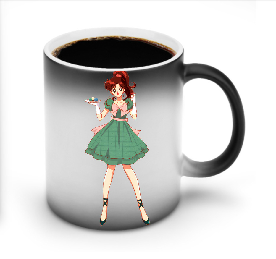 （画像用） 美少女戦士セーラームーン 木野 まこと きの まこと Sailor Moon Kino Makoto （セーラージュピター；Sailor Jupiter） 温度変色マグカップ