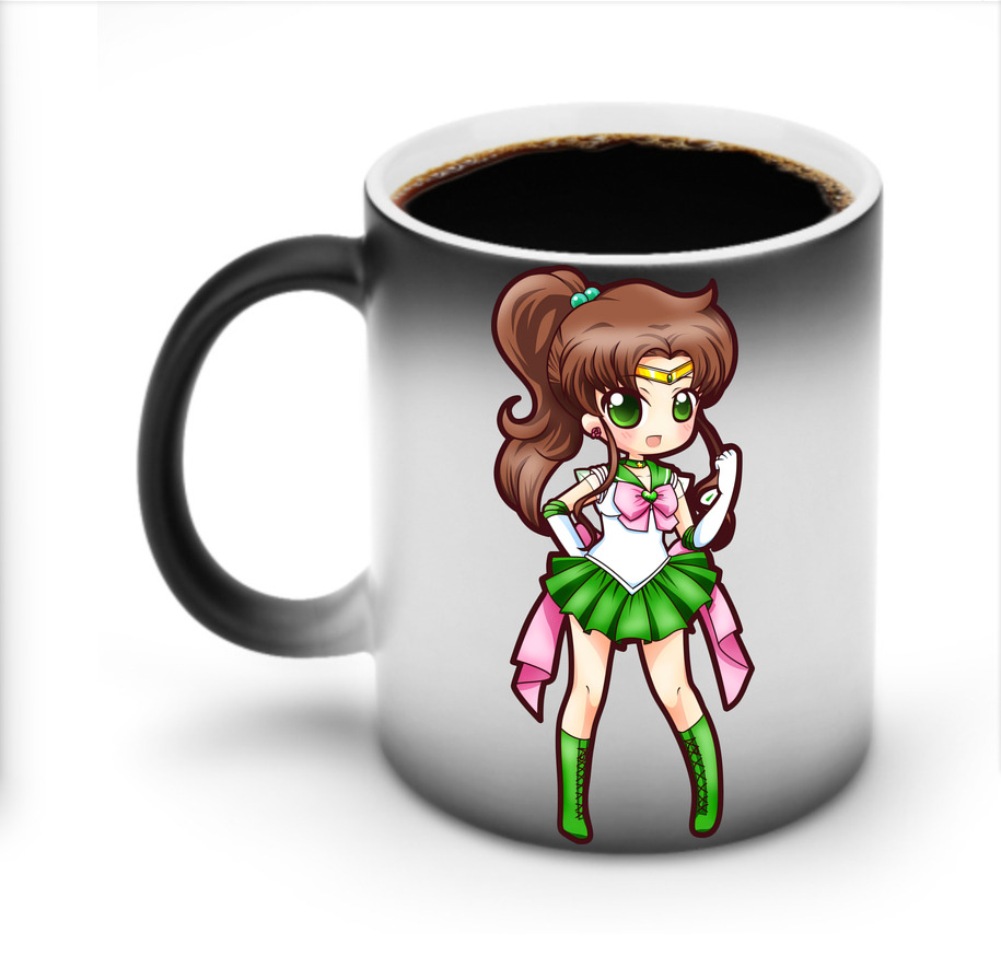 （画像用） 美少女戦士セーラームーン 木野 まこと きの まこと Sailor Moon Kino Makoto （セーラージュピター；Sailor Jupiter） 温度変色マグカップ