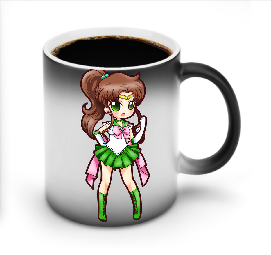 （画像用） 美少女戦士セーラームーン 木野 まこと きの まこと Sailor Moon Kino Makoto （セーラージュピター；Sailor Jupiter） 温度変色マグカップ