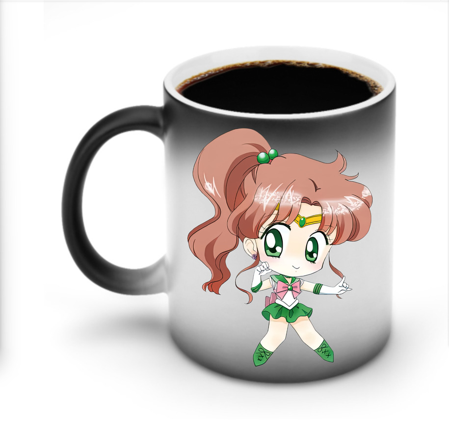 （画像用） 美少女戦士セーラームーン 木野 まこと きの まこと Sailor Moon Kino Makoto （セーラージュピター；Sailor Jupiter） 温度変色マグカップ
