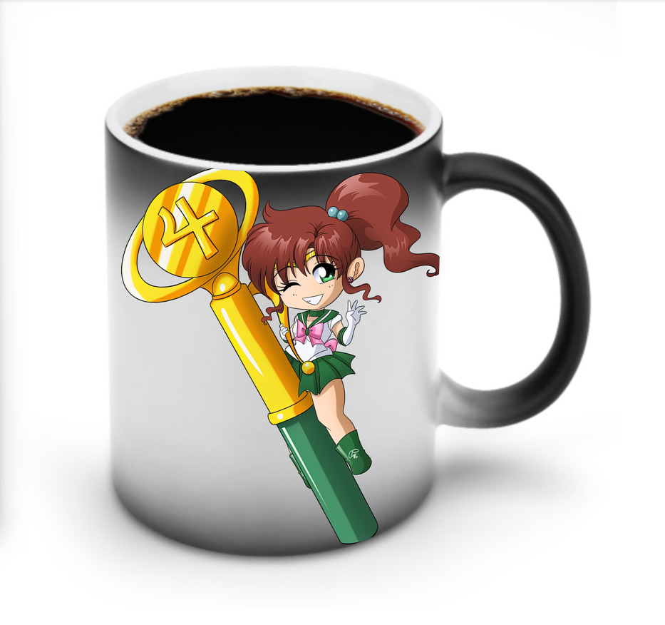（画像用） 美少女戦士セーラームーン 木野 まこと きの まこと Sailor Moon Kino Makoto （セーラージュピター；Sailor Jupiter） 温度変色マグカップ