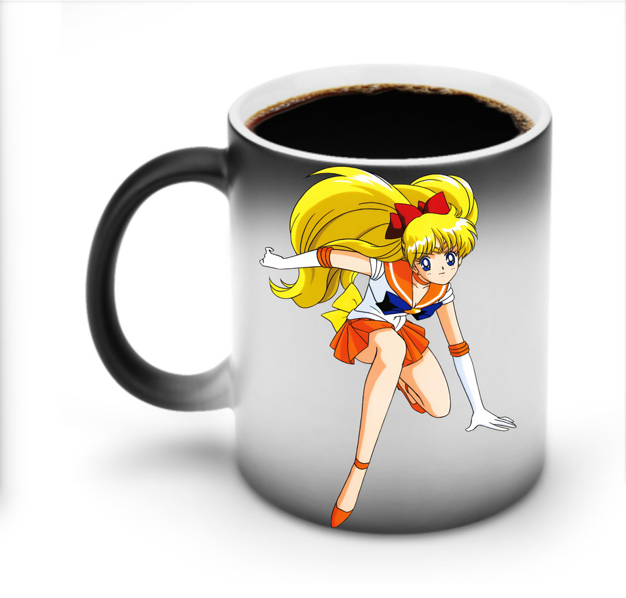 （画像用） 美少女戦士セーラームーン 愛野 美奈子 あいの みなこ Sailor Moon Aino Minako 温度変色マグカップ