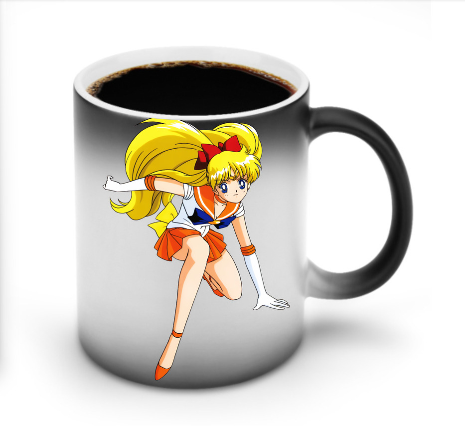 （画像用） 美少女戦士セーラームーン 愛野 美奈子 あいの みなこ Sailor Moon Aino Minako 温度変色マグカップ