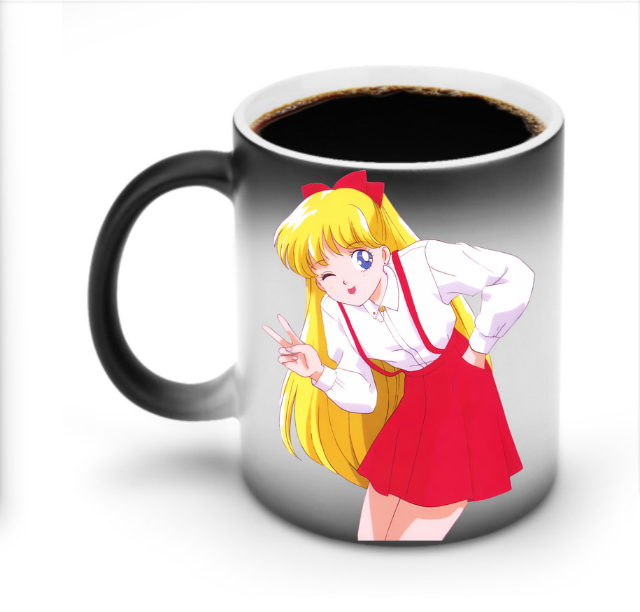 （画像用） 美少女戦士セーラームーン 愛野 美奈子 あいの みなこ Sailor Moon Aino Minako 温度変色マグカップ