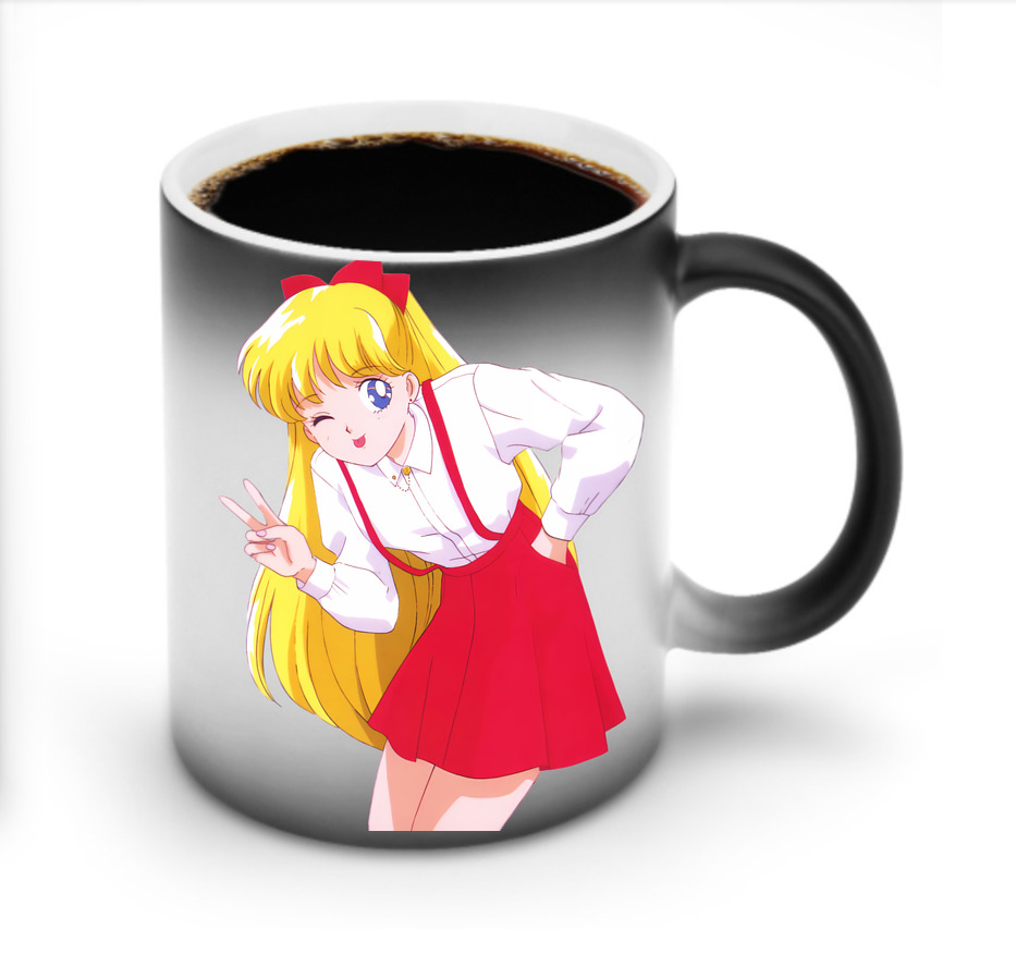（画像用） 美少女戦士セーラームーン 愛野 美奈子 あいの みなこ Sailor Moon Aino Minako 温度変色マグカップ