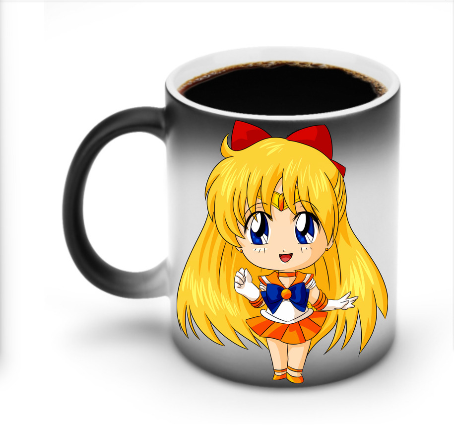 （画像用） 美少女戦士セーラームーン 愛野 美奈子 あいの みなこ Sailor Moon Aino Minako 温度変色マグカップ