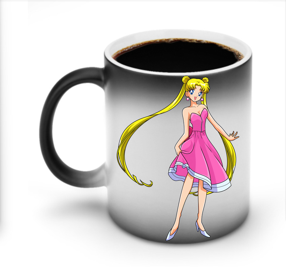 （画像用） 美少女戦士セーラームーン 愛野 美奈子 あいの みなこ Sailor Moon Aino Minako 温度変色マグカップ
