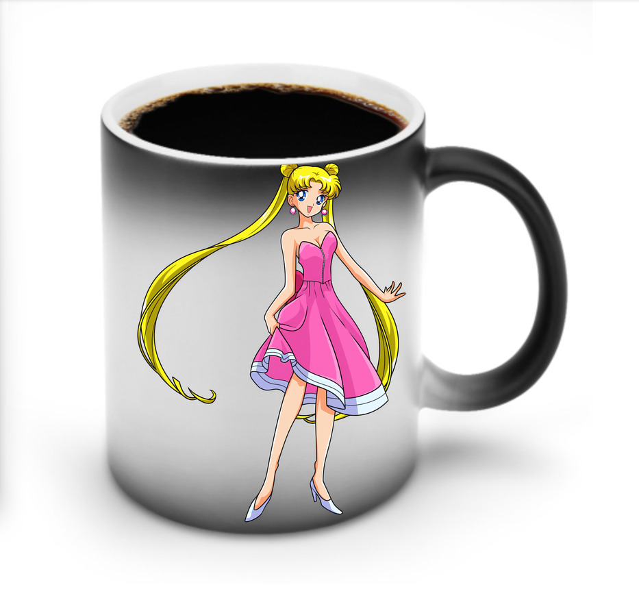 （画像用） 美少女戦士セーラームーン 愛野 美奈子 あいの みなこ Sailor Moon Aino Minako 温度変色マグカップ