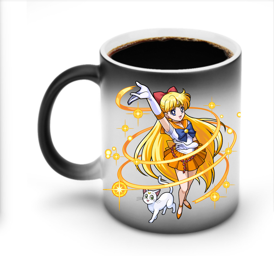 （画像用） 美少女戦士セーラームーン 愛野 美奈子 あいの みなこ Sailor Moon Aino Minako 温度変色マグカップ
