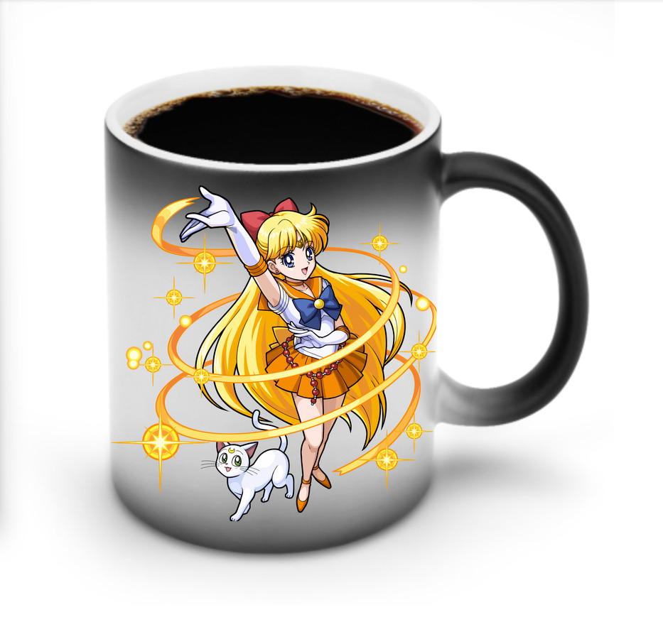 （画像用） 美少女戦士セーラームーン 愛野 美奈子 あいの みなこ Sailor Moon Aino Minako 温度変色マグカップ