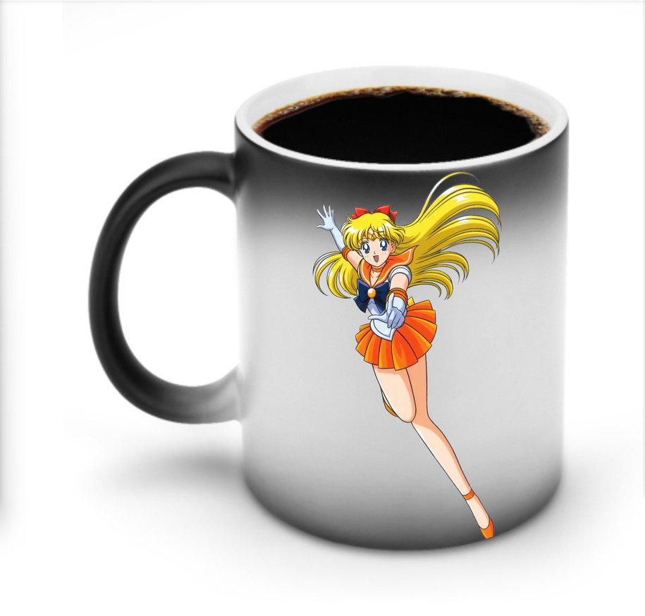 （画像用） 美少女戦士セーラームーン 愛野 美奈子 あいの みなこ Sailor Moon Aino Minako 温度変色マグカップ