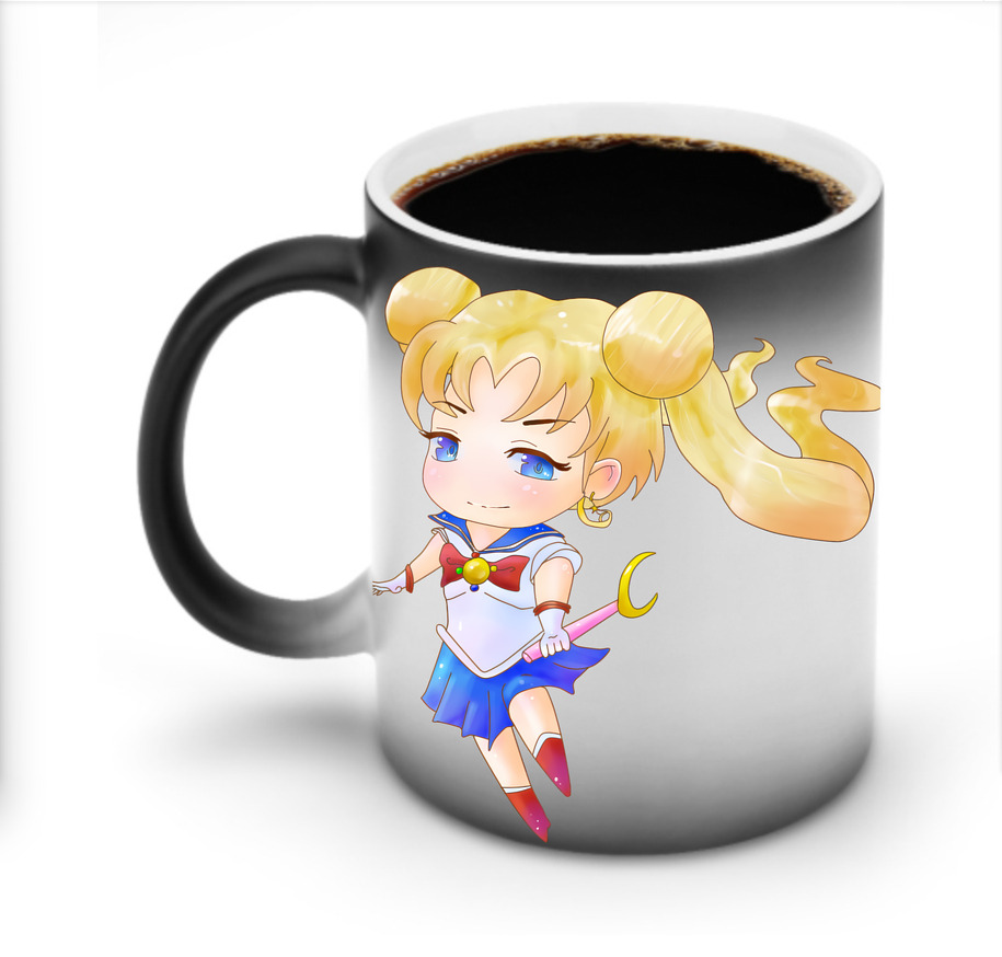 （画像用） 美少女戦士セーラームーン 愛野 美奈子 あいの みなこ Sailor Moon Aino Minako 温度変色マグカップ