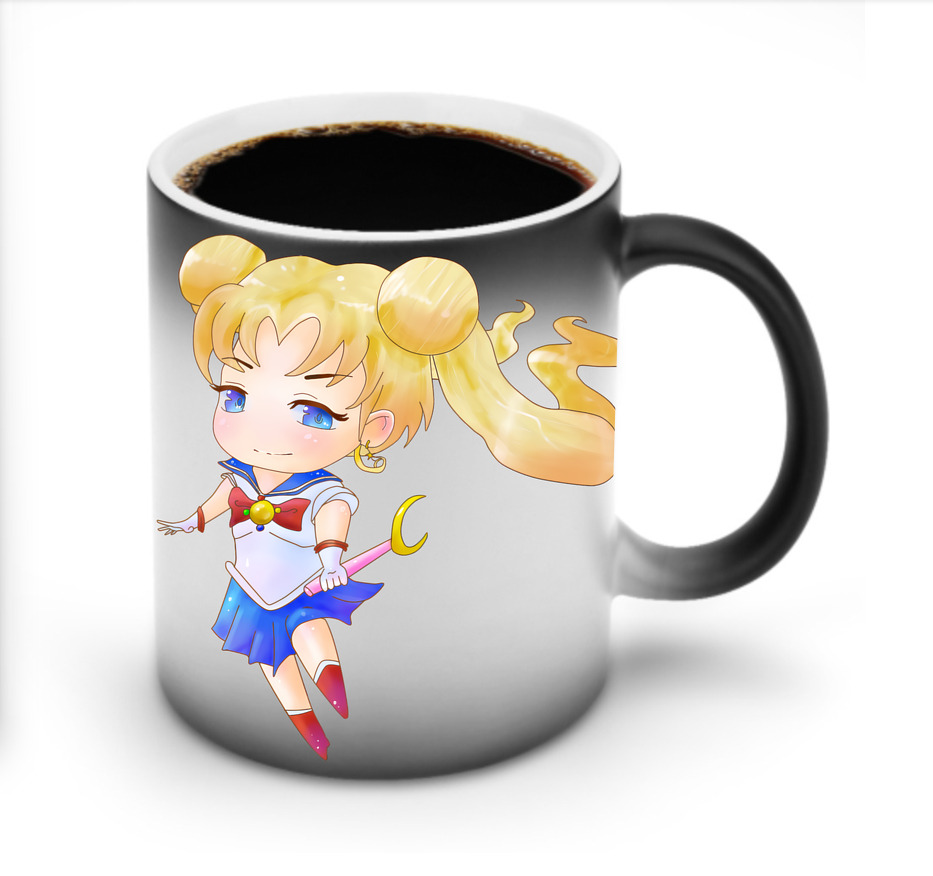 （画像用） 美少女戦士セーラームーン 愛野 美奈子 あいの みなこ Sailor Moon Aino Minako 温度変色マグカップ
