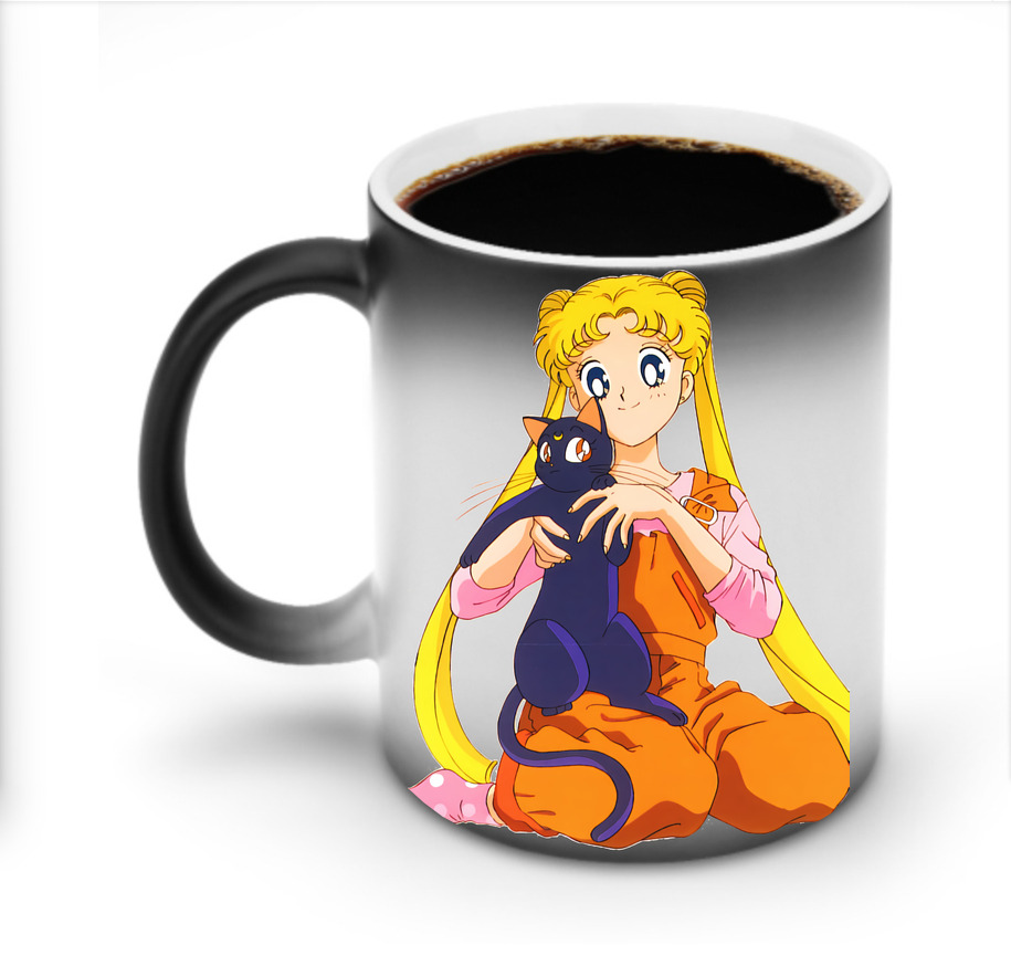 （画像用） 美少女戦士セーラームーン 愛野 美奈子 あいの みなこ Sailor Moon Aino Minako 温度変色マグカップ