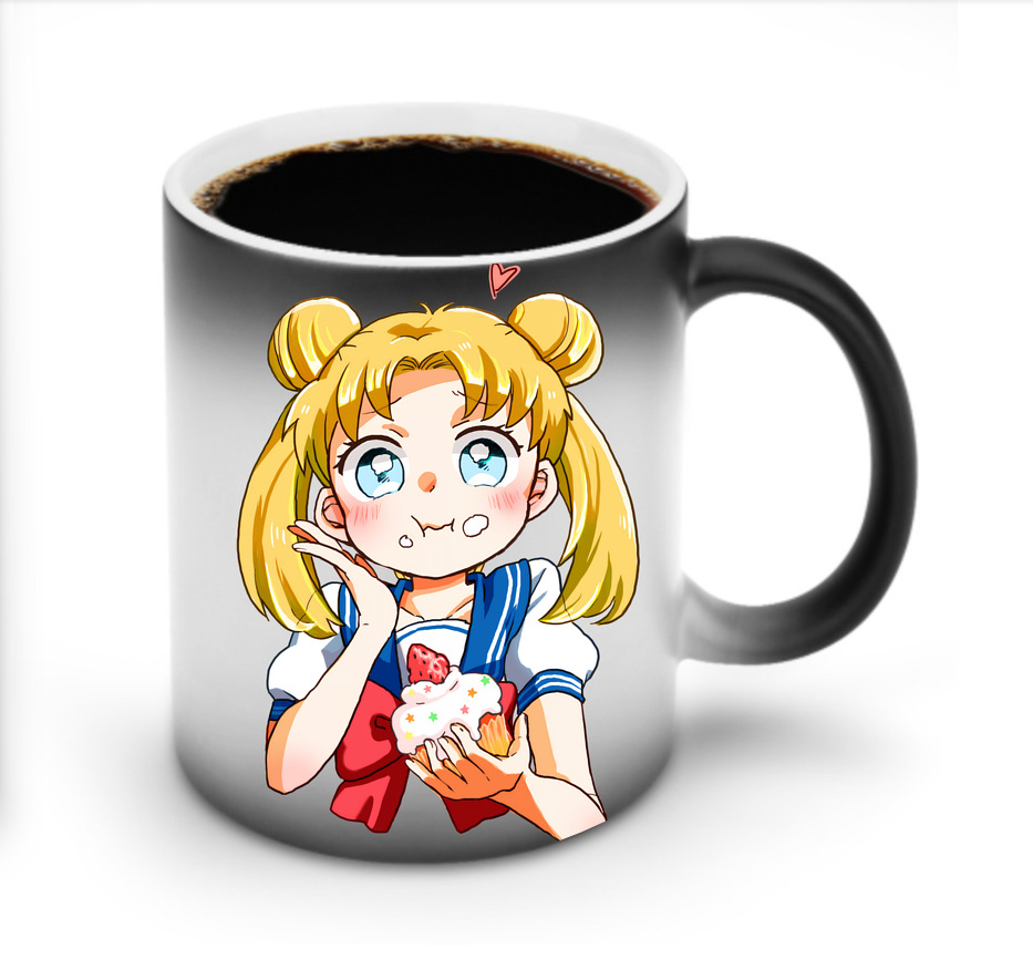 （画像用） 美少女戦士セーラームーン 愛野 美奈子 あいの みなこ Sailor Moon Aino Minako 温度変色マグカップ