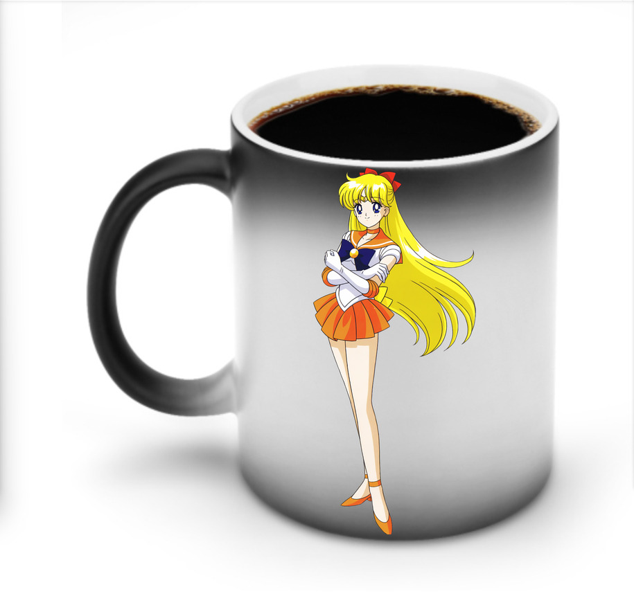（画像用） 美少女戦士セーラームーン 愛野 美奈子 あいの みなこ Sailor Moon Aino Minako 温度変色マグカップ