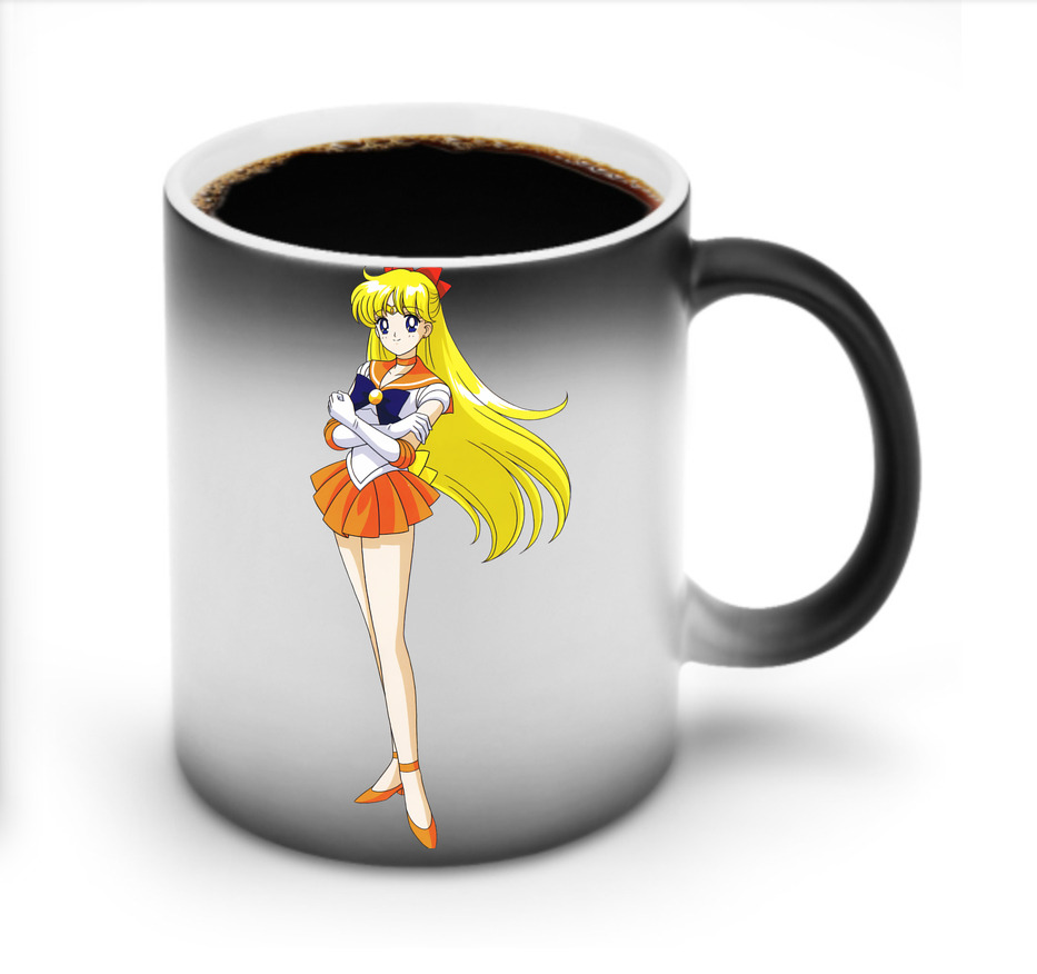 （画像用） 美少女戦士セーラームーン 愛野 美奈子 あいの みなこ Sailor Moon Aino Minako 温度変色マグカップ