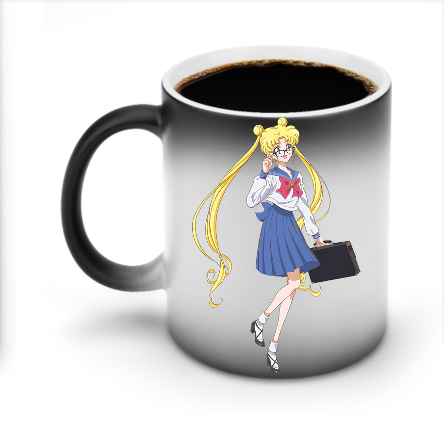 （画像用） 美少女戦士セーラームーン 愛野 美奈子 あいの みなこ Sailor Moon Aino Minako 温度変色マグカップ
