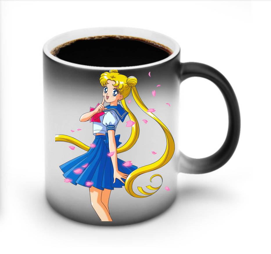 （画像用） 美少女戦士セーラームーン 愛野 美奈子 あいの みなこ Sailor Moon Aino Minako 温度変色マグカップ