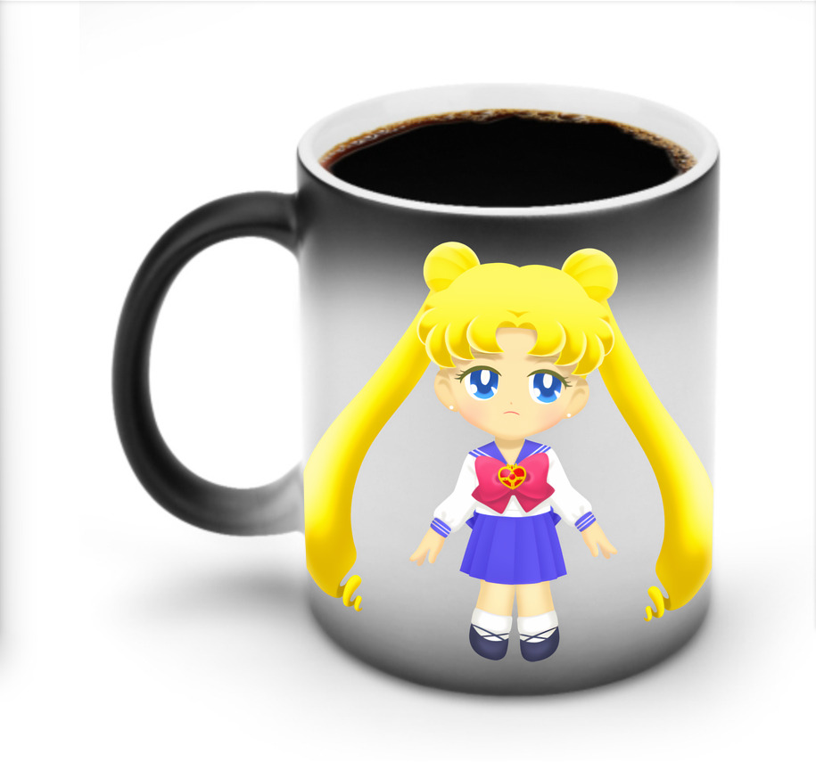 （画像用） 美少女戦士セーラームーン 愛野 美奈子 あいの みなこ Sailor Moon Aino Minako 温度変色マグカップ