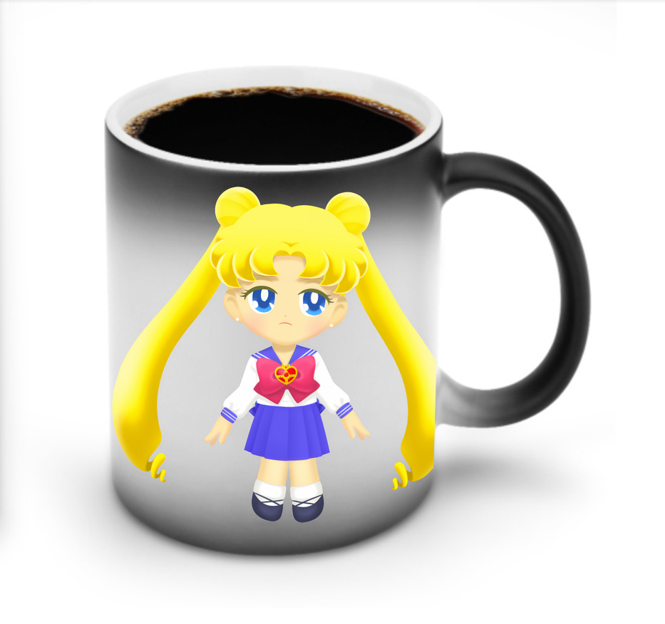（画像用） 美少女戦士セーラームーン 愛野 美奈子 あいの みなこ Sailor Moon Aino Minako 温度変色マグカップ