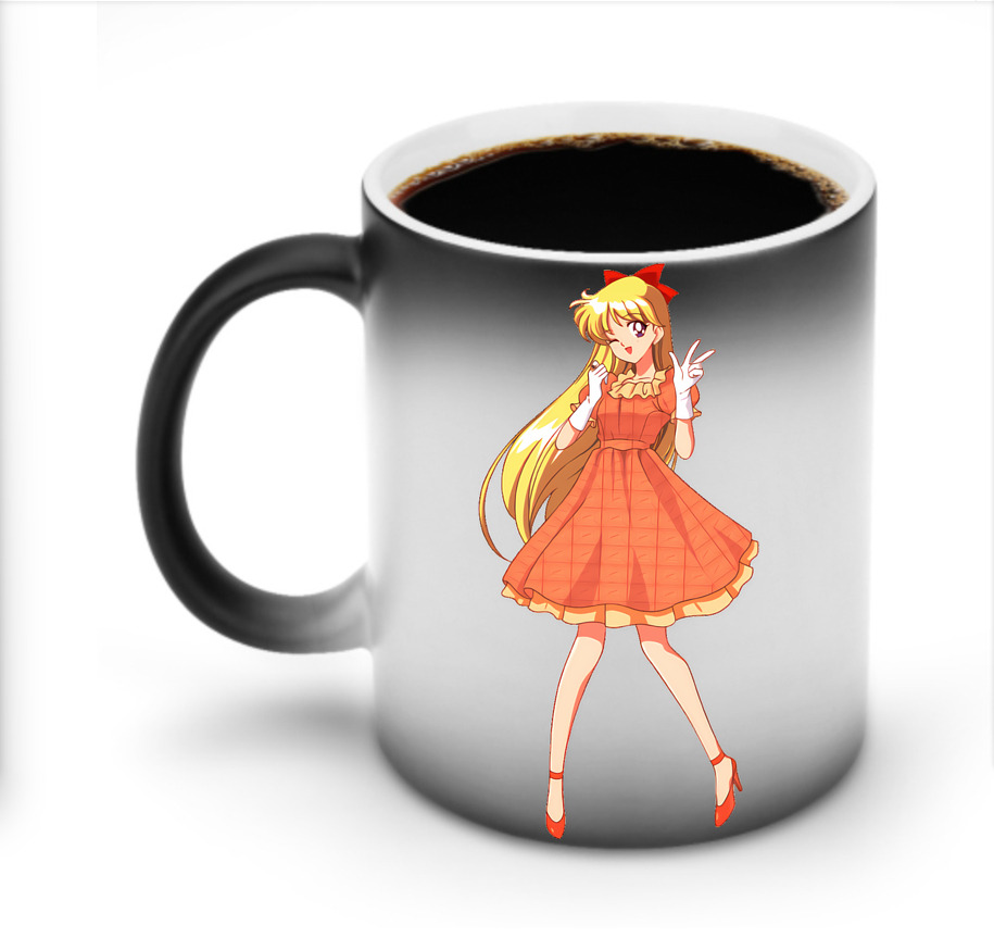 （画像用） 美少女戦士セーラームーン 愛野 美奈子 あいの みなこ Sailor Moon Aino Minako 温度変色マグカップ