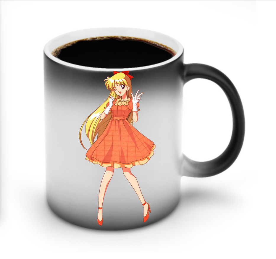 （画像用） 美少女戦士セーラームーン 愛野 美奈子 あいの みなこ Sailor Moon Aino Minako 温度変色マグカップ