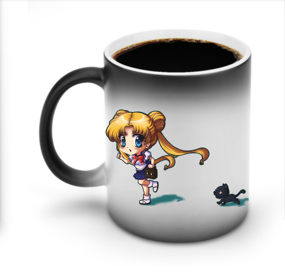 （画像用） 美少女戦士セーラームーン 愛野 美奈子 あいの みなこ Sailor Moon Aino Minako 温度変色マグカップ
