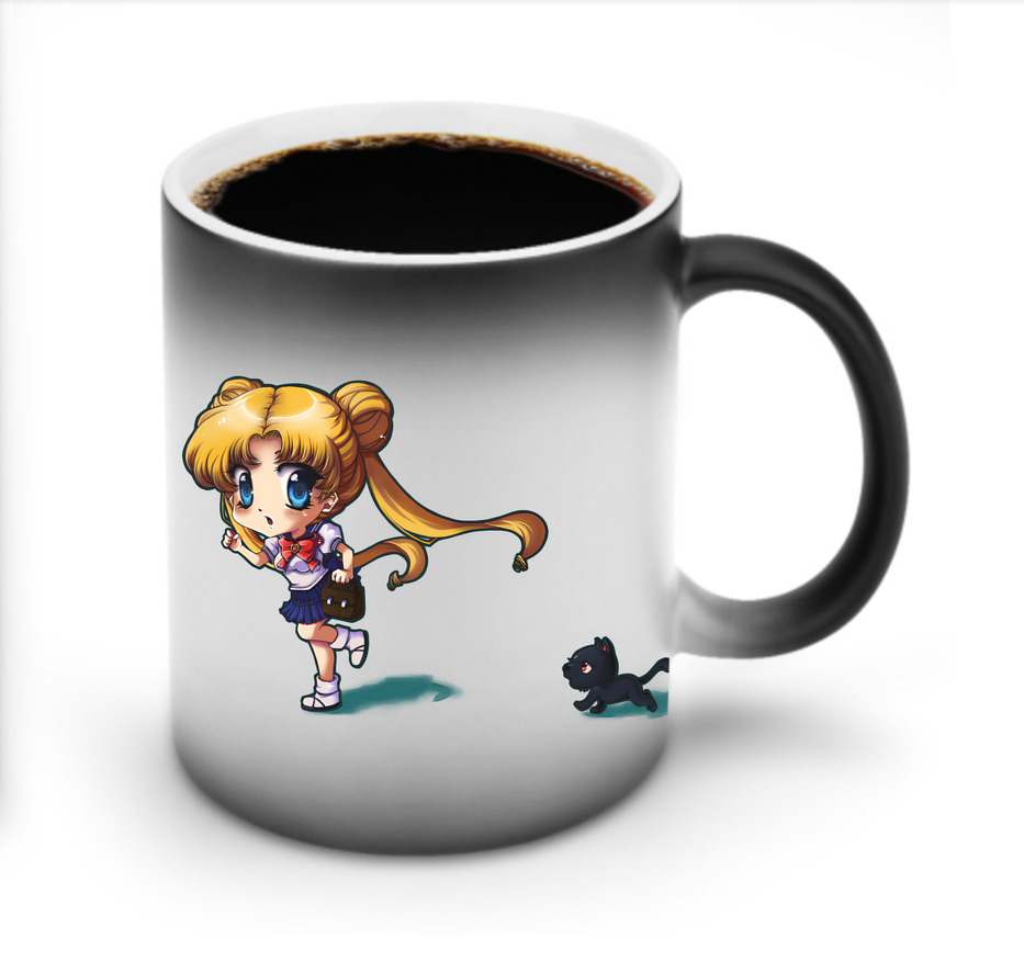 （画像用） 美少女戦士セーラームーン 愛野 美奈子 あいの みなこ Sailor Moon Aino Minako 温度変色マグカップ