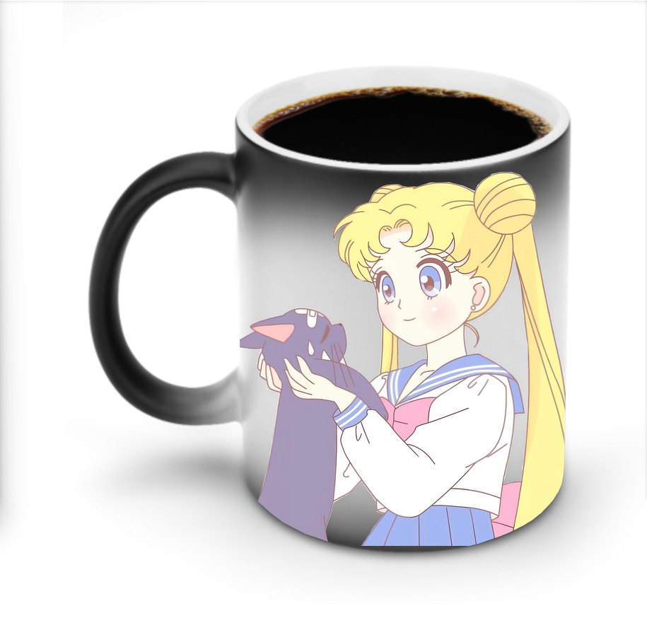 （画像用） 美少女戦士セーラームーン 愛野 美奈子 あいの みなこ Sailor Moon Aino Minako 温度変色マグカップ