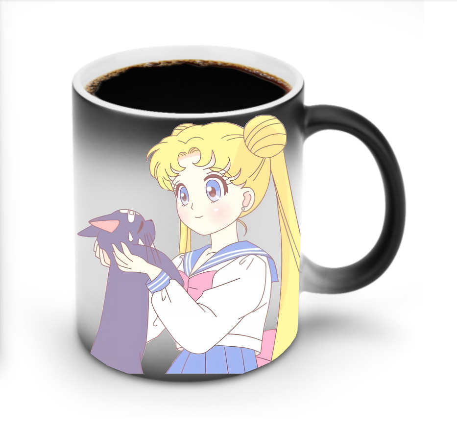 （画像用） 美少女戦士セーラームーン 愛野 美奈子 あいの みなこ Sailor Moon Aino Minako 温度変色マグカップ