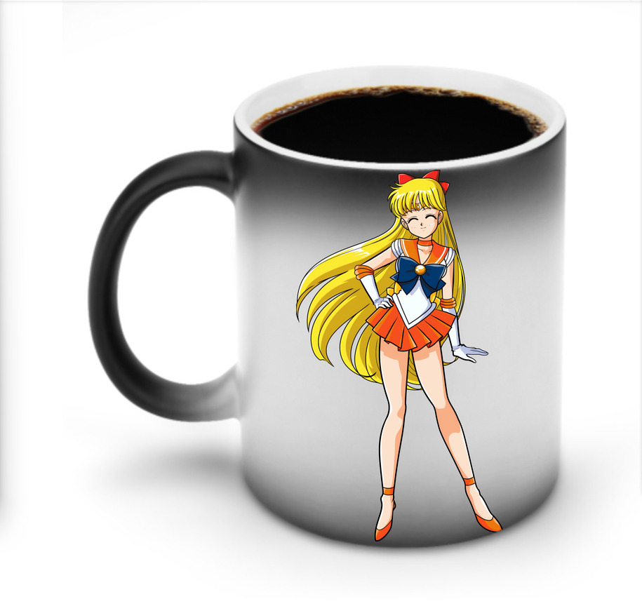 （画像用） 美少女戦士セーラームーン 愛野 美奈子 あいの みなこ Sailor Moon Aino Minako 温度変色マグカップ