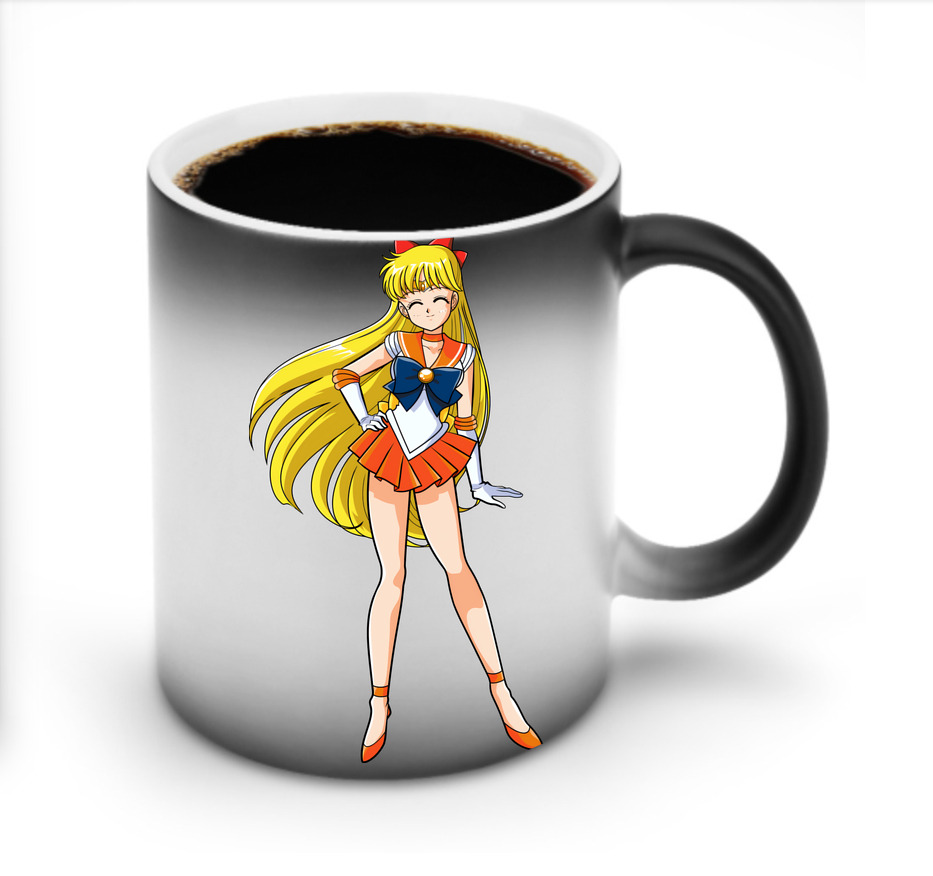 （画像用） 美少女戦士セーラームーン 愛野 美奈子 あいの みなこ Sailor Moon Aino Minako 温度変色マグカップ
