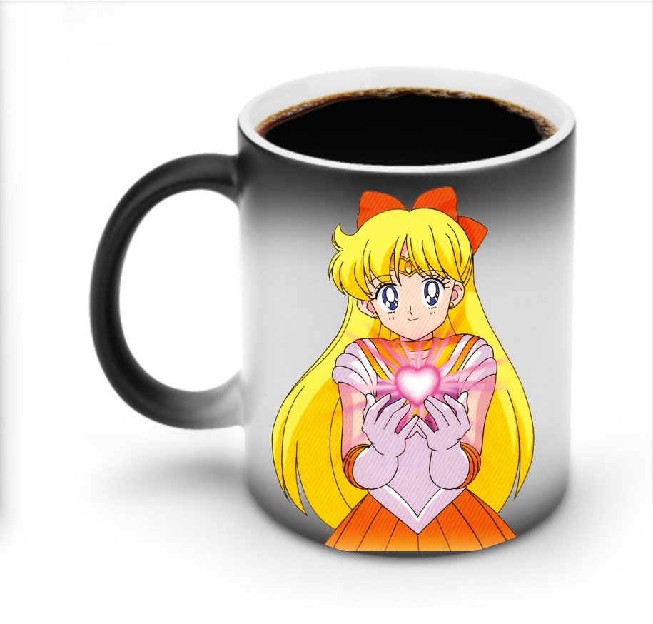 （画像用） 美少女戦士セーラームーン 愛野 美奈子 あいの みなこ Sailor Moon Aino Minako 温度変色マグカップ