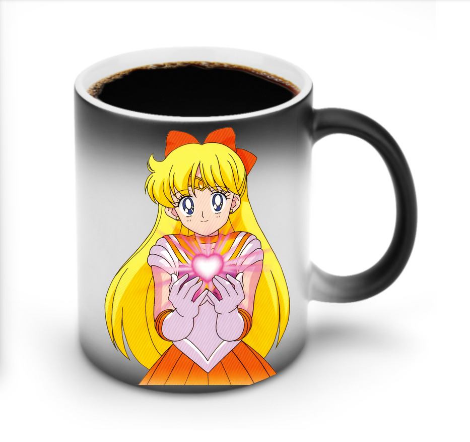 （画像用） 美少女戦士セーラームーン 愛野 美奈子 あいの みなこ Sailor Moon Aino Minako 温度変色マグカップ