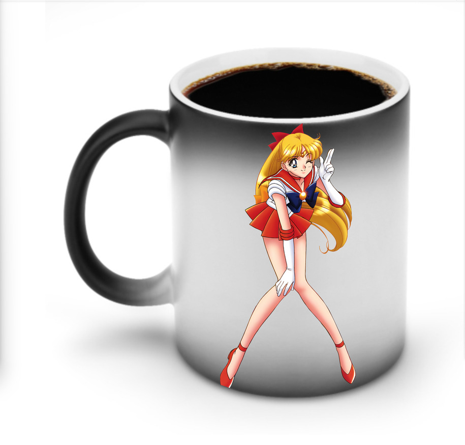 （画像用） 美少女戦士セーラームーン 愛野 美奈子 あいの みなこ Sailor Moon Aino Minako 温度変色マグカップ