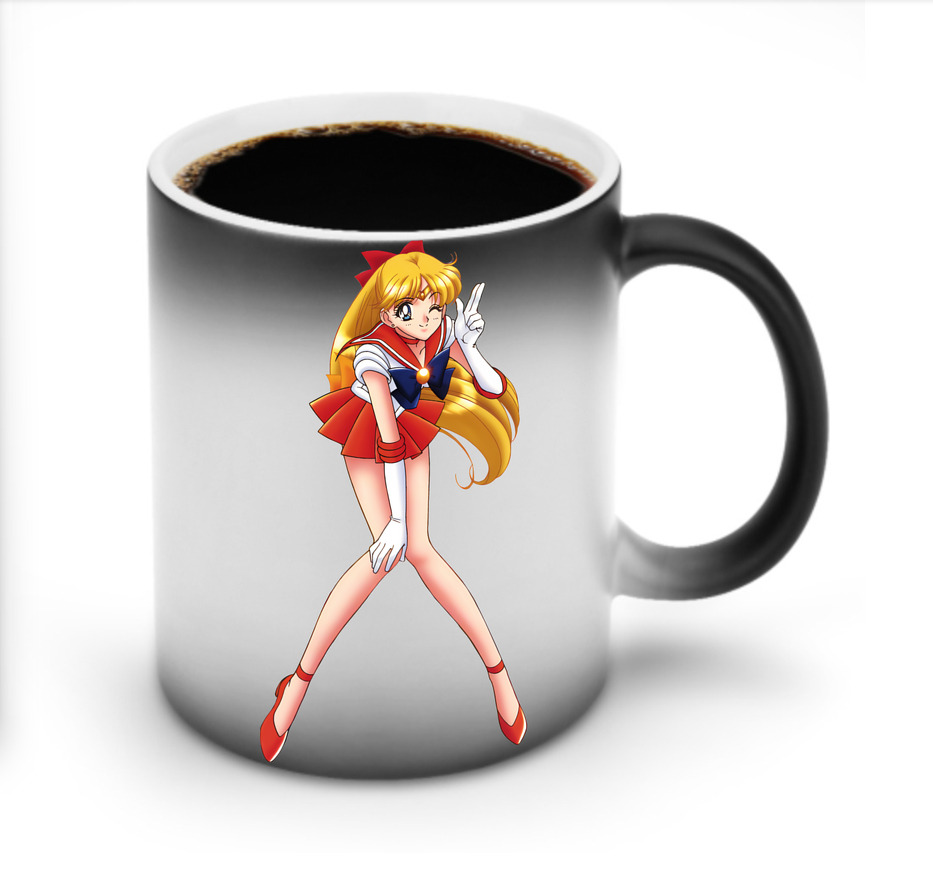 （画像用） 美少女戦士セーラームーン 愛野 美奈子 あいの みなこ Sailor Moon Aino Minako 温度変色マグカップ