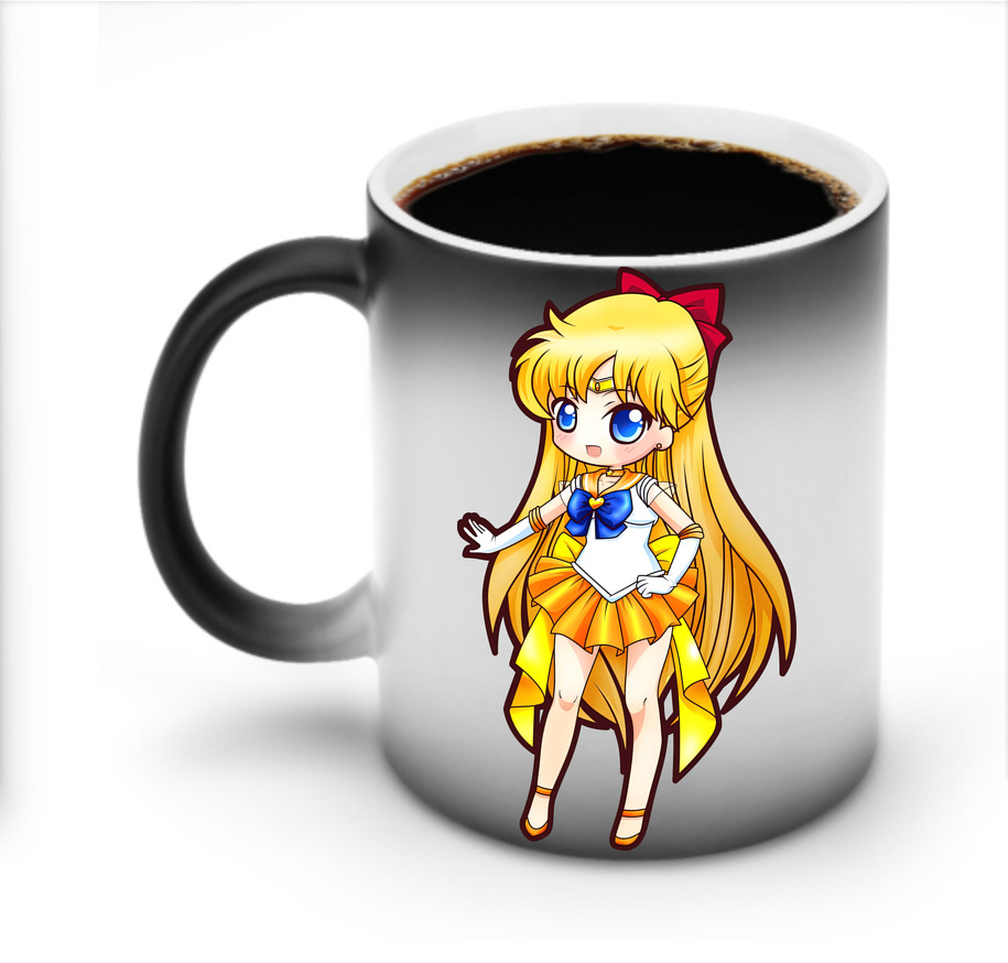 （画像用） 美少女戦士セーラームーン 愛野 美奈子 あいの みなこ Sailor Moon Aino Minako 温度変色マグカップ
