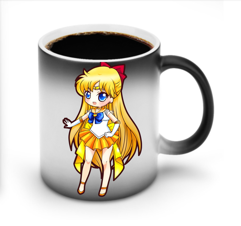 （画像用） 美少女戦士セーラームーン 愛野 美奈子 あいの みなこ Sailor Moon Aino Minako 温度変色マグカップ