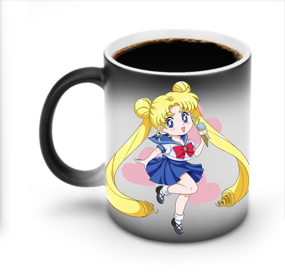 （画像用） 美少女戦士セーラームーン 愛野 美奈子 あいの みなこ Sailor Moon Aino Minako 温度変色マグカップ