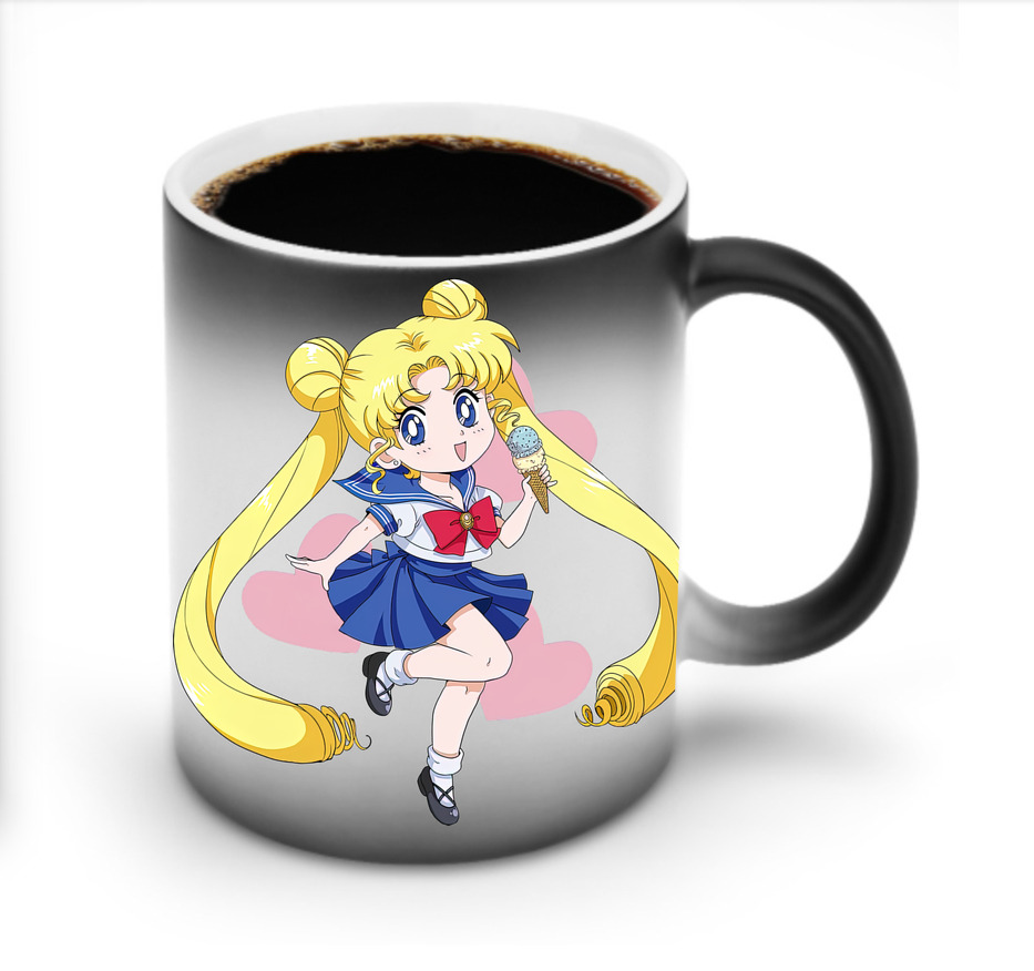 （画像用） 美少女戦士セーラームーン 愛野 美奈子 あいの みなこ Sailor Moon Aino Minako 温度変色マグカップ