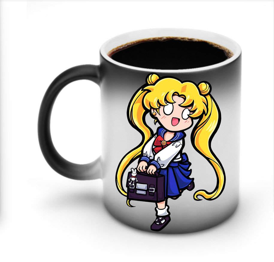 （画像用） 美少女戦士セーラームーン 愛野 美奈子 あいの みなこ Sailor Moon Aino Minako 温度変色マグカップ