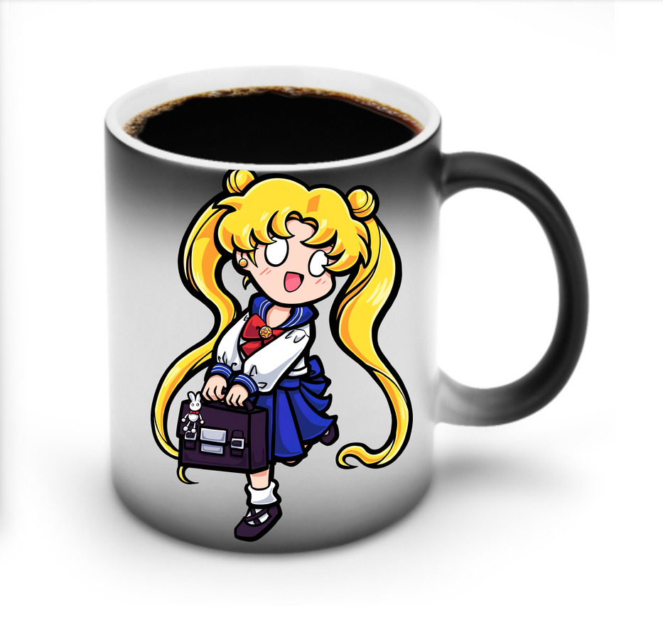 （画像用） 美少女戦士セーラームーン 愛野 美奈子 あいの みなこ Sailor Moon Aino Minako 温度変色マグカップ