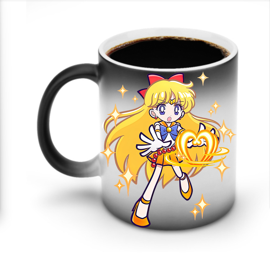 （画像用） 美少女戦士セーラームーン 愛野 美奈子 あいの みなこ Sailor Moon Aino Minako 温度変色マグカップ